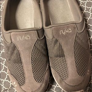 Ryka gray slip on sneaker